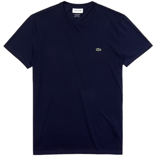textil Herr T-shirts & Pikétröjor Lacoste Pima Cotton T-Shirt - Blue Marine Blå