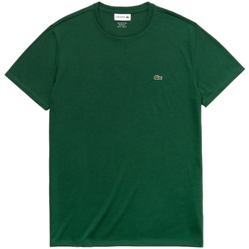 textil Herr T-shirts & Pikétröjor Lacoste Pima Cotton T-Shirt - Vert Grön