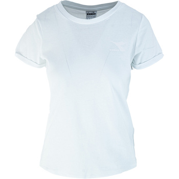 textil Dam Linnen / Ärmlösa T-shirts Diadora SS Core - Optical White Vit