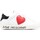 Skor Dam Sneakers Love Moschino JA15142G1G FREE LOVE Vit