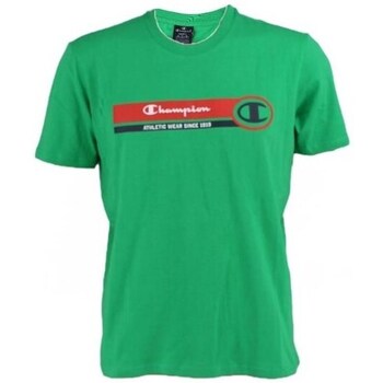 textil Herr T-shirts Champion Crewneck Tshirt Grön