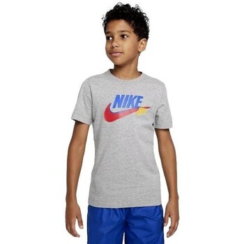textil Pojkar T-shirts Nike CAMISETA UNISEX SPORTSWEAR TEE  FD1201 Grå