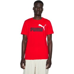 textil Herr T-shirts Puma  Röd