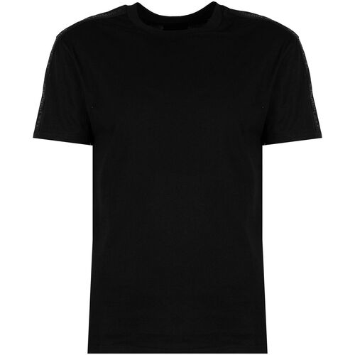 textil Herr T-shirts Les Hommes LF224100-0700-900 | Round neck Svart