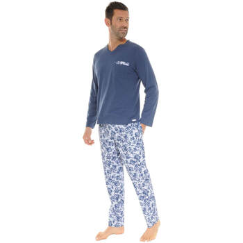 textil Herr Pyjamas/nattlinne Pilus XAVI Blå
