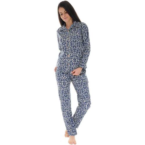 textil Dam Pyjamas/nattlinne Pilus TELIA Blå