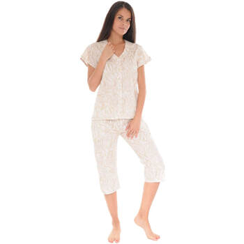 textil Dam Pyjamas/nattlinne Pilus YLEANA Beige