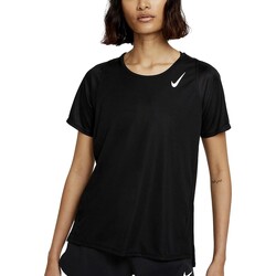 textil Dam T-shirts Nike CAMISETA MUJER  DRI-FIT RACE DD5927 Svart