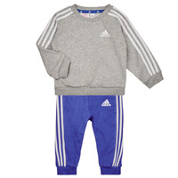 textil Pojkar Set Adidas Sportswear 3S JOG Grå / Vit / Blå