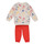 textil Barn Set Adidas Sportswear DY MM JOG Vit / Guldfärgad / Röd