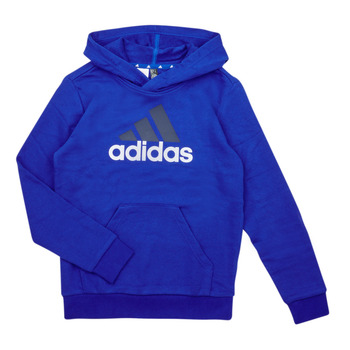 textil Pojkar Sweatshirts Adidas Sportswear BL 2 HOODIE Blå / Vit