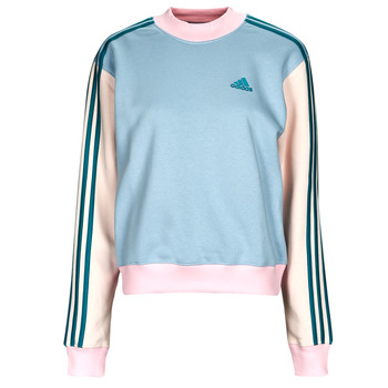 textil Dam Sweatshirts Adidas Sportswear 3S HN SWT Blå / Rosa