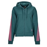 textil Dam Sweatshirts Adidas Sportswear FI 3S FZ Blå