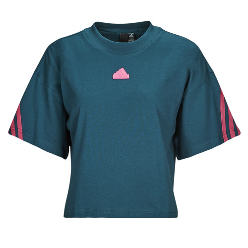 textil Dam T-shirts Adidas Sportswear FI 3S TEE Marin