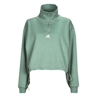 textil Dam Sweatshirts Adidas Sportswear 1/4 Zip SILGRN Grön