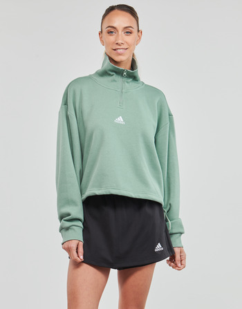 textil Dam Sweatshirts Adidas Sportswear 1/4 Zip SILGRN Grön