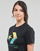 textil Dam T-shirts Converse STAR CHEVRON INFILL CREW T-SHIRT Svart