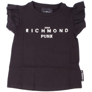textil Flickor T-shirts John Richmond RGP23070TS Svart