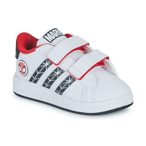 Skor Pojkar Sneakers Adidas Sportswear GRAND COURT Spider-man CF I Vit / Röd