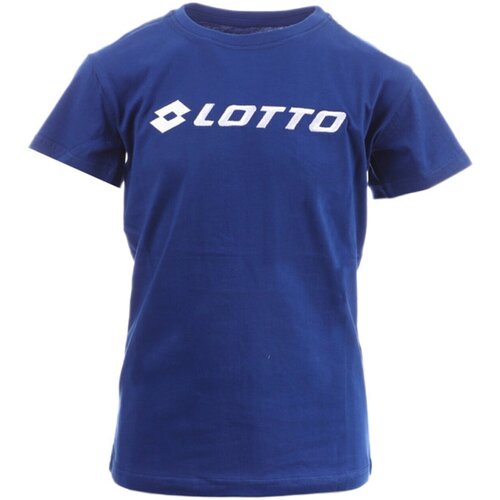 textil Barn T-shirts & Pikétröjor Lotto TL1104 Blå