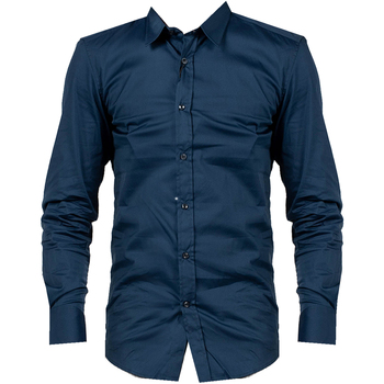 textil Herr Långärmade skjortor Antony Morato MMSL00375-FA450001 Blå