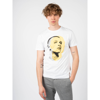 textil Herr T-shirts Antony Morato MMKS02166-FA100144 Vit
