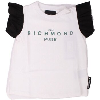 textil Flickor T-shirts John Richmond RGP23070TS Vit