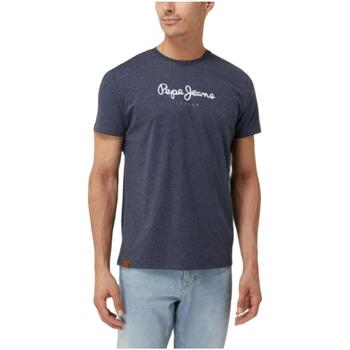 textil Herr T-shirts Pepe jeans  Blå
