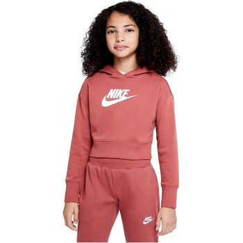 textil Flickor Sweatshirts Nike SUDADERA NIA  CLUB DC7210 Rosa