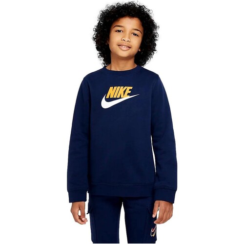 textil Pojkar Sweatshirts Nike SUDADERA  SPORTSWEAR CV9297 Blå