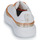 Skor Dam Sneakers JB Martin FLEUR Kalv / Vit / Orange