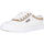 Skor Sneakers Kawasaki Glitter Canvas Shoe K194522-ES 8890 Gold Vit
