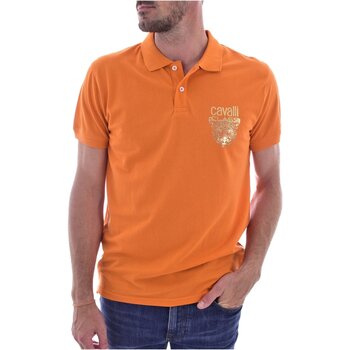 textil Herr T-shirts & Pikétröjor Roberto Cavalli QXH01G KB002 Orange