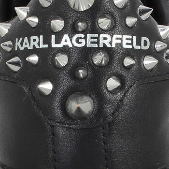 Karl Lagerfeld Kapri Ikonic Stud Cuir Femme Noir Svart