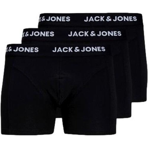 Underkläder Herr Boxershorts Jack & Jones CALZONCILLO PACK 3  NEGROS JACK&JONES 12171944 Svart