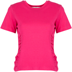 textil Dam T-shirts Silvian Heach CVP23123TS Rosa