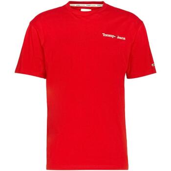 textil Herr T-shirts Tommy Hilfiger  Röd