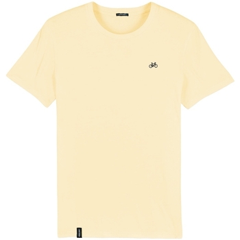 textil Herr T-shirts & Pikétröjor Organic Monkey T-Shirt Dutch Car - Yellow Gul