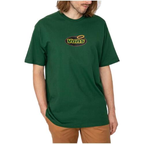 textil Herr T-shirts Vans  Grön
