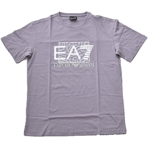 textil Herr T-shirts Emporio Armani EA7 3RPT01 PJ02Z Grå
