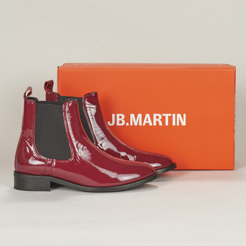 Skor Dam Boots JB Martin ATTENTIVE Lack / Bordeaux