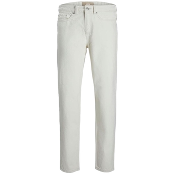 textil Dam Byxor Jjxx Lisbon Mom Jeans - White Vit