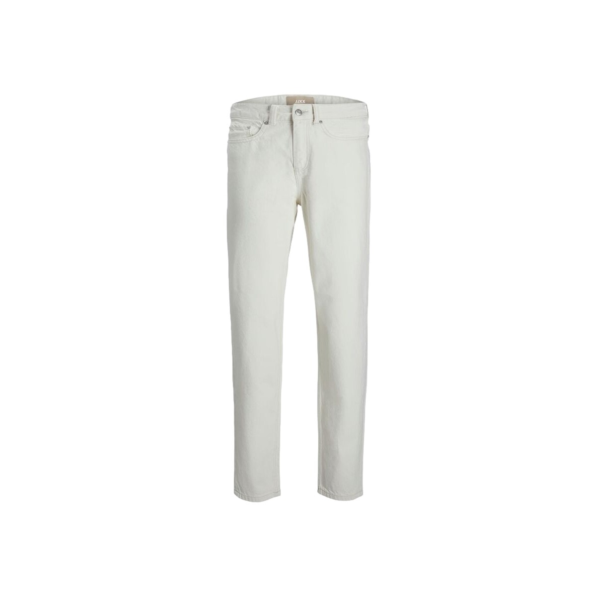 textil Dam Byxor Jjxx Lisbon Mom Jeans - White Vit