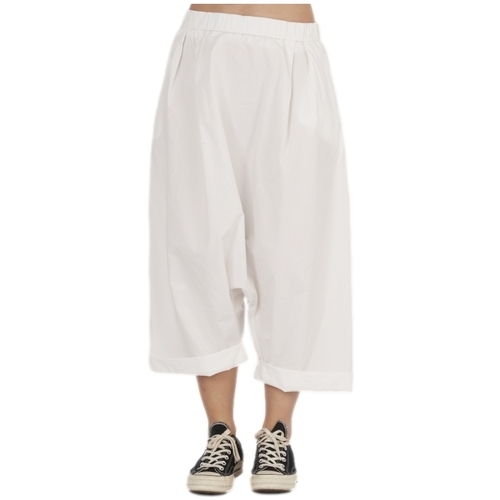 textil Dam Byxor Wendy Trendy Pants 791824 - White Vit