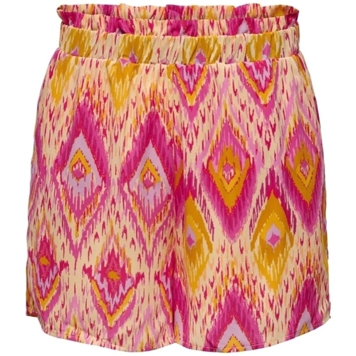 textil Dam Shorts / Bermudas Only Shorts Alma Life Poly - Raspberry Rose Rosa