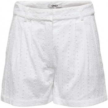 textil Dam Shorts / Bermudas Only Shorts Juni - Cloud Dancer Vit