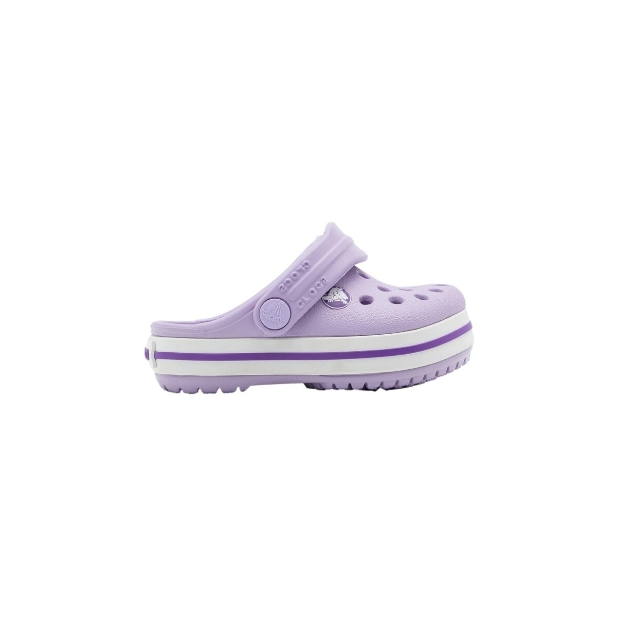 Skor Barn Sandaler Crocs Sandálias Baby Crocband - Lavender/Neon Purple Violett