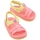 Skor Barn Sandaler Zaxynina Conectada Baby - Neon Pink / Light Gree Rosa