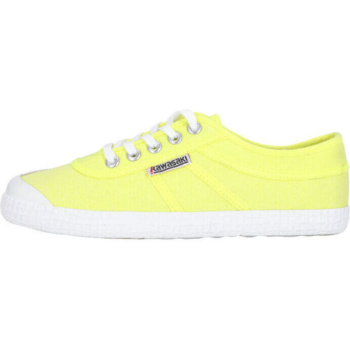 Skor Sneakers Kawasaki Original Neon Canvas shoe K202428-ES 5001 Safety Yellow Gul
