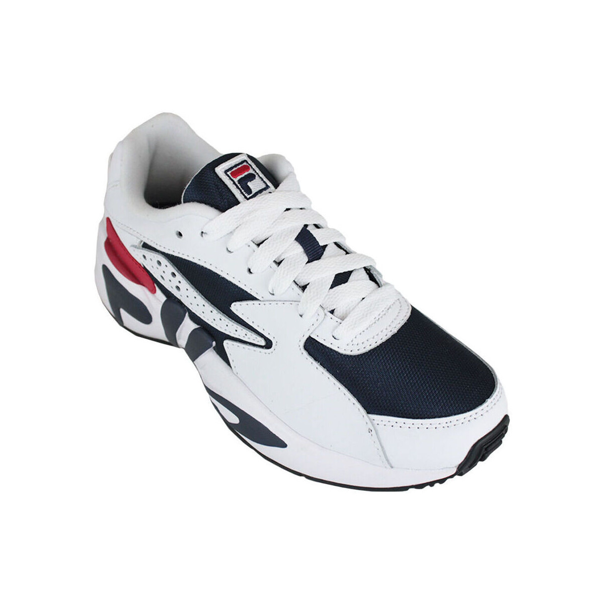 Skor Dam Sneakers Fila mindblower wmn white/navy/red Marin